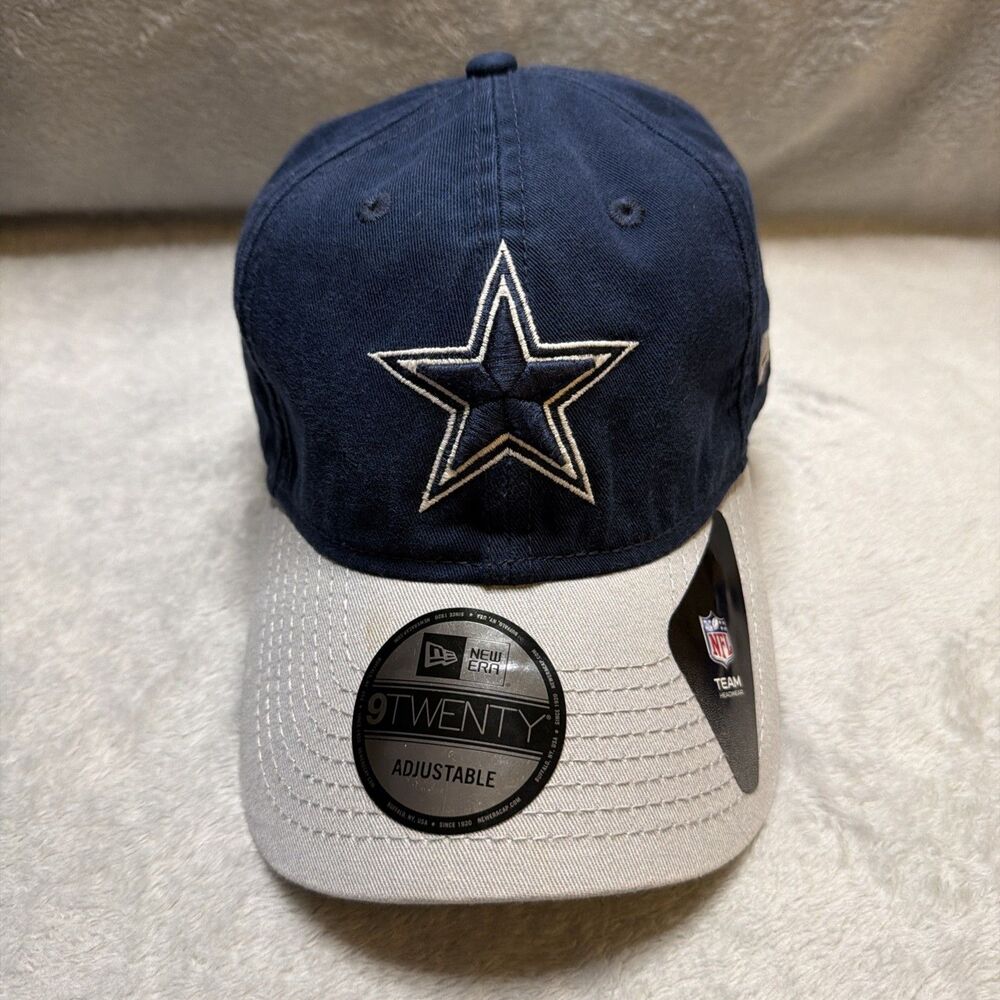 Dallas Cowboys New Era 9TWENTY Hat Navy Gray NFL Adjustable Cap